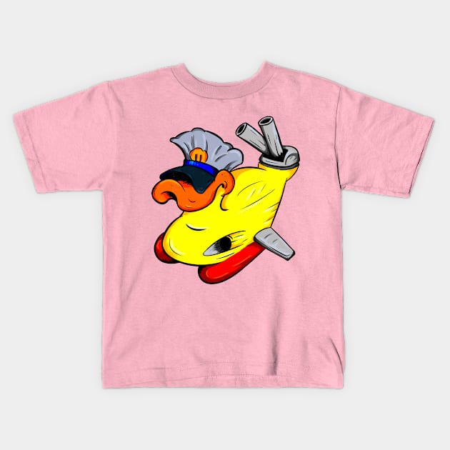 Destrucduck Kids T-Shirt by JGTsunami